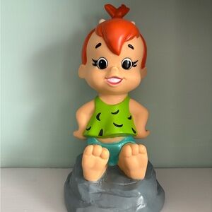 VINTAGE 1994 PEBBLES HARD PLASTIC BANK COLLECTIBLE